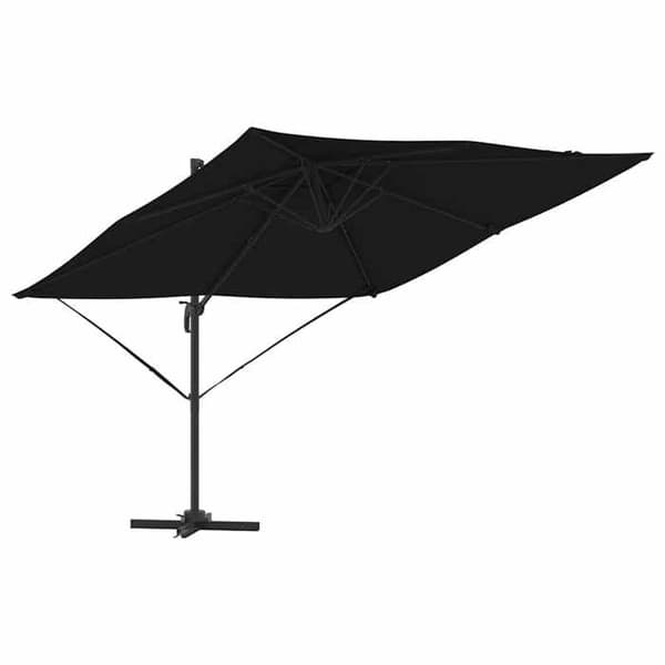 Maison Exclusive - Parasol Roma Rektangulär 286 x 284 x 265 cm Svart