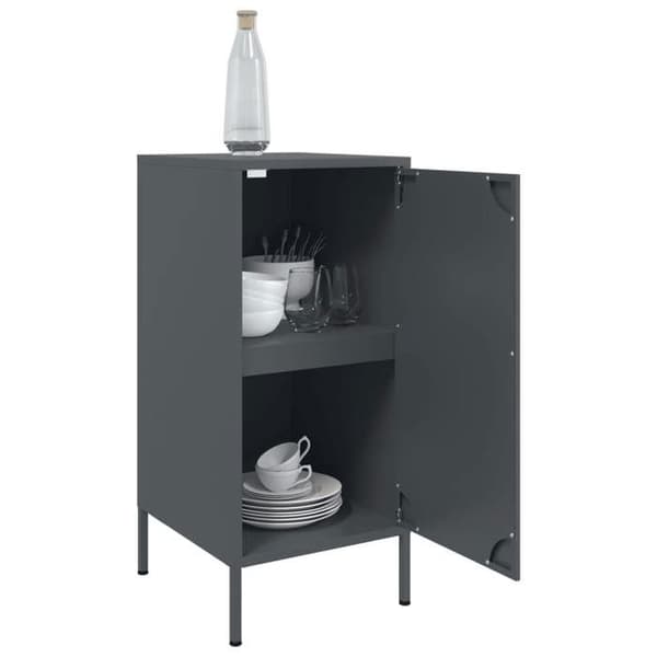 Maison Exclusive - Buffé antracit 36x39x79 cm stål