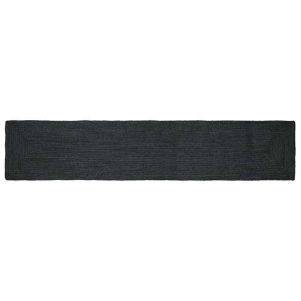 Maison Exclusive - Mørkegrå område tæppe 80 x 400 cm Jute