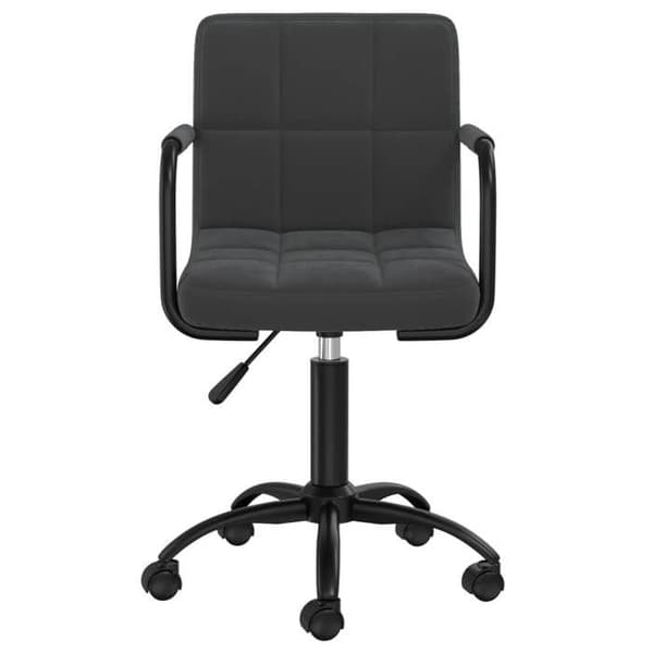 Maison Exclusive - Spisebordsstole med drejefunktion sæt af 6 sort velour