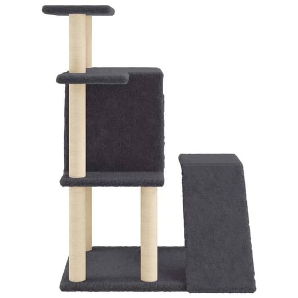 Maison Exclusive - Kattträd med sisal klöstrumpor mörkgrå 97 cm Mörkgrå