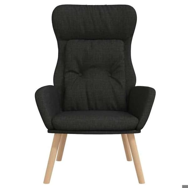 Maison Exclusive - Avkopplingsstol Svart Tyg