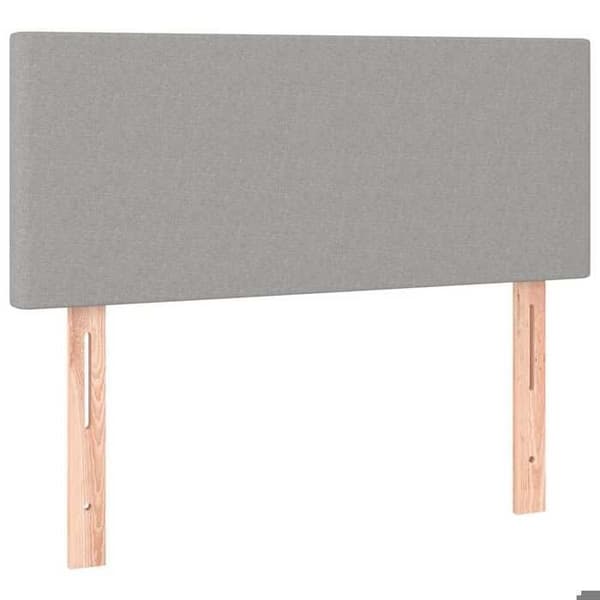 Maison Exclusive - Hovedgærde Lys grå 90x5x78/88 cm Stof