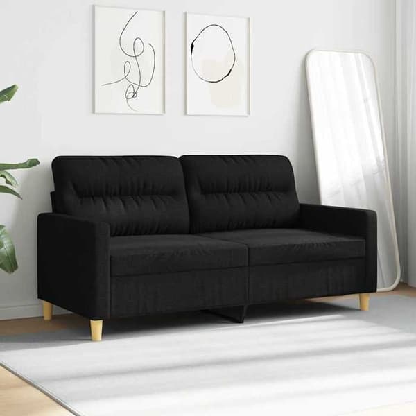 Maison Exclusive - 2-personers Sofa Sort 140 cm Stof