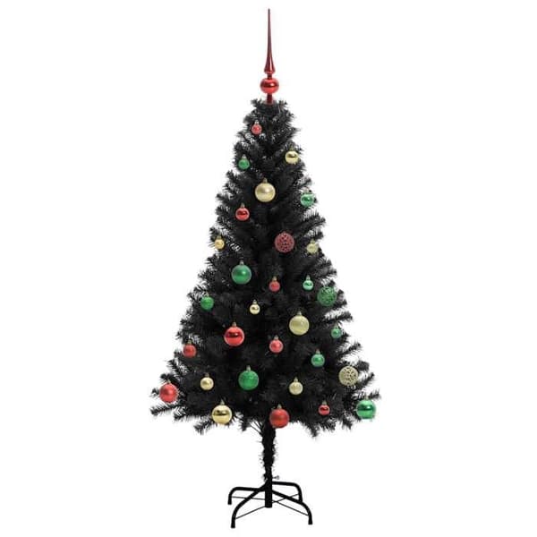 Maison Exclusive - Sort Juletræ 150 cm PVC Svart