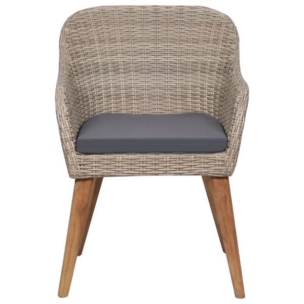 Maison Exclusive - Trädgårdsset 5 delar Brun brun