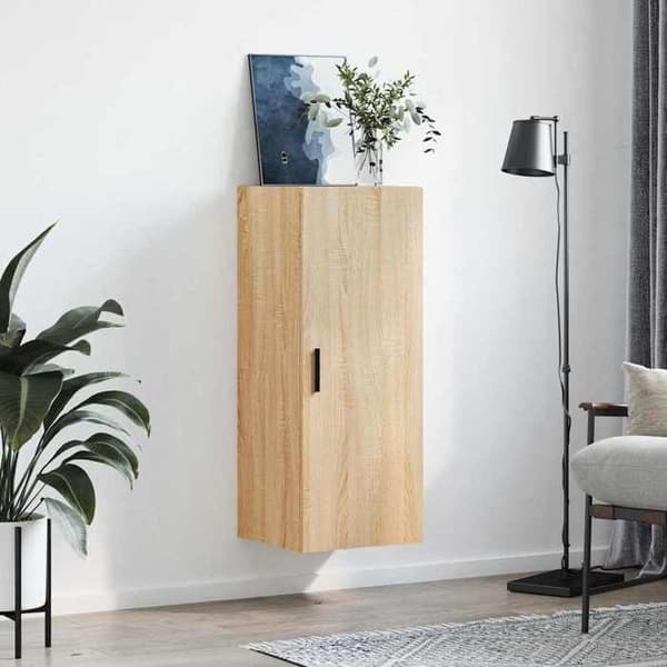 Maison Exclusive - Väggskåp ek sonoma 34,5x34x90 cm