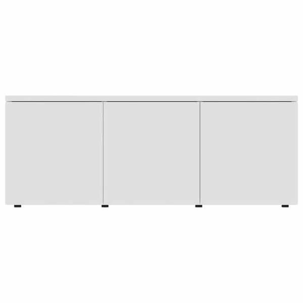 Maison Exclusive - TV-møbel Hvid 80x34x30 cm Ingeniørtræ Vit