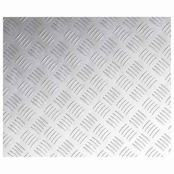 Maison Exclusive - Nez de marche 4 stk 60 x 50 cm Sølv Aluminium Rektangulær