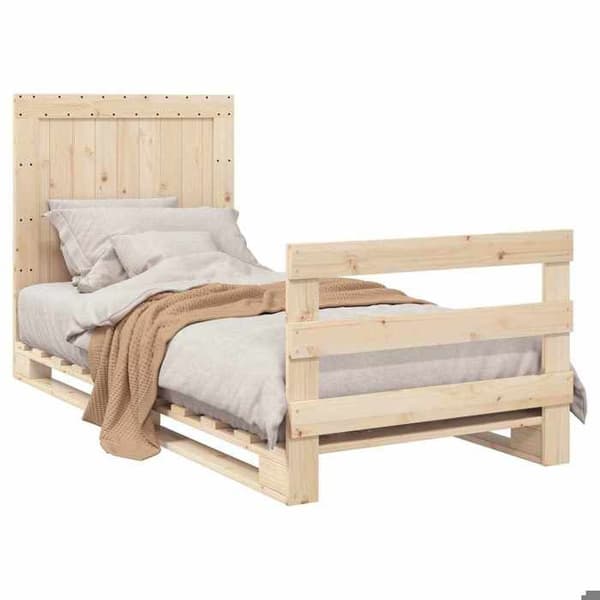 Maison Exclusive - Sengestel uden madras med hovedgærde 90x200 cm