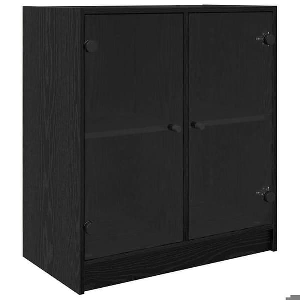 Maison Exclusive - Sidebord Sort eg 68 x 37 x 75,5 cm Ingeniørtræ