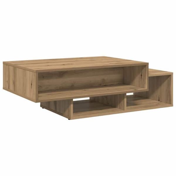 Maison Exclusive - Låg bord ek hantverk 105x55x32 cm ingenjörsträ