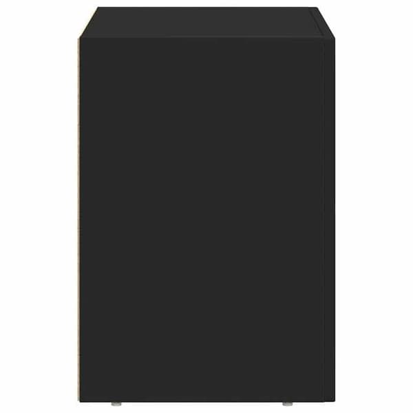 Maison Exclusive - ELST Sort natbord 40 x 35 x 50 cm Ingeniørtræ
