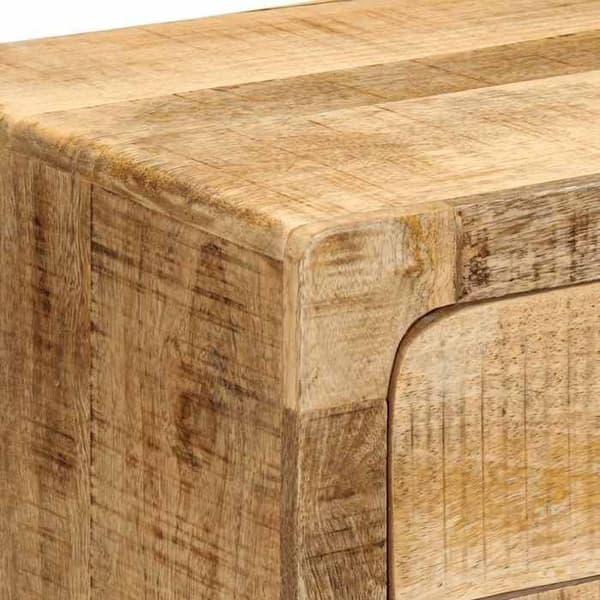 Maison Exclusive - Natbord 2 stk 40x32x46 cm massiv mangotræ rå