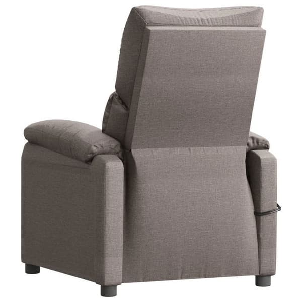 Maison Exclusive - Elektrisk massage stol Taupe Stof