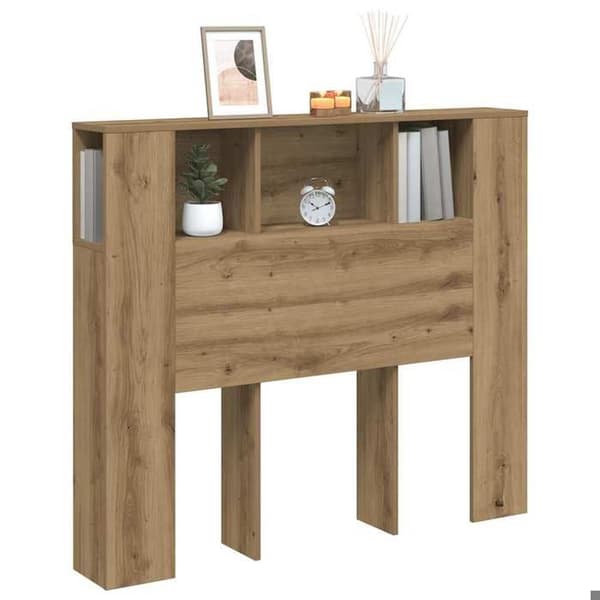 Maison Exclusive - Håndlavet egetræ senghovedgærde 120x19x104,5 cm