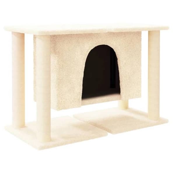 Maison Exclusive - Kattekradse med sisal i creme 50 cm