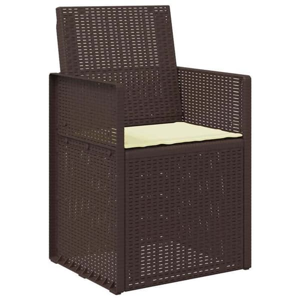 Maison Exclusive - Istuintyynyt 2 kpl Polyesteri Kermansävy 47 x 36 x 2 cm