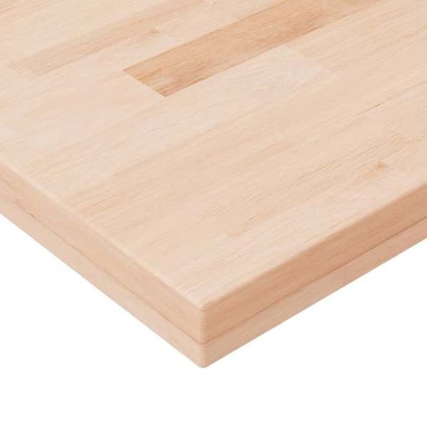 Maison Exclusive - Hyldepanel 40x20x4 cm Ubehandlet egetræ