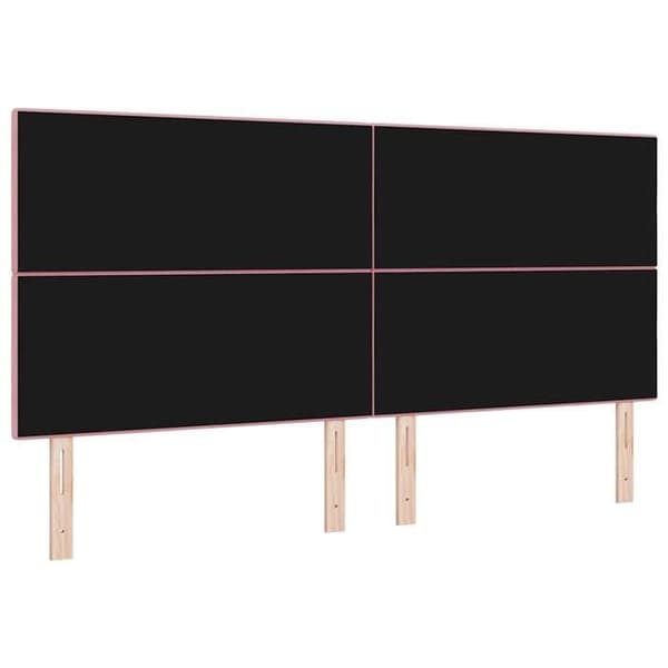 Maison Exclusive - Ruusupäällysteinen pääty 200 cm Sametti Ros