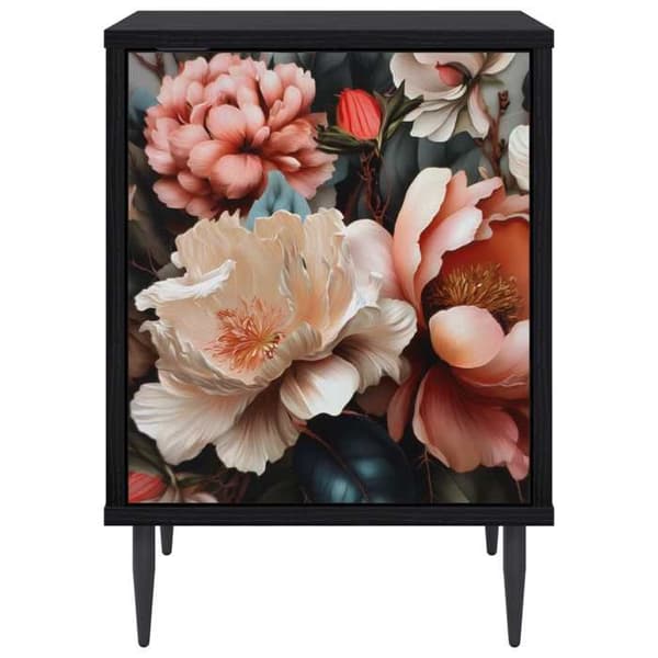 Maison Exclusive - Natbord BORNE Sort eg 36 x 33 x 51 cm