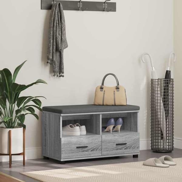 Maison Exclusive - Harmaa Sonoma eteispankki 80 x 38 x 46 cm
