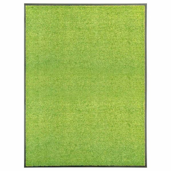 Maison Exclusive - Vaskbar dørmåtte Grøn 90x120 cm