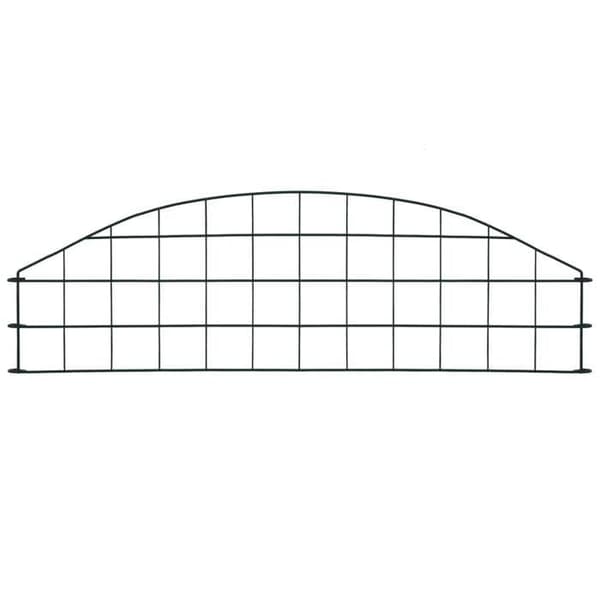 Maison Exclusive - Bueformet havehegn sæt 77,3x26 cm grøn Grön
