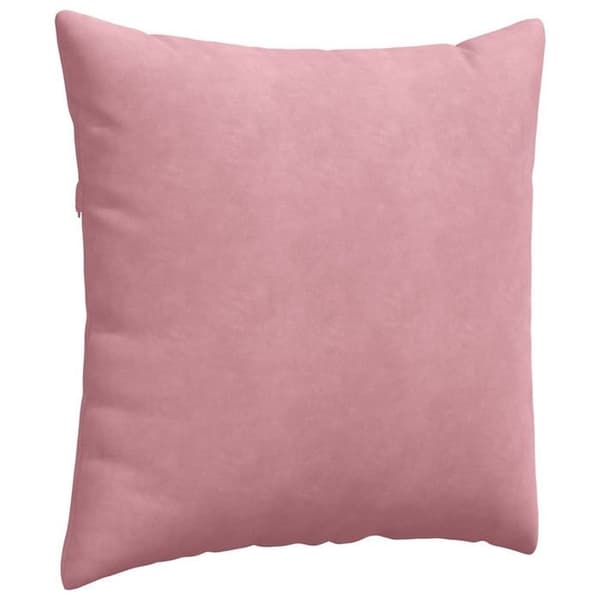 Soffkuddar - EXKLUSIV HEM - 80 x 80 cm - Rosa - Premium ribbad sammet - Set om 2 Ros