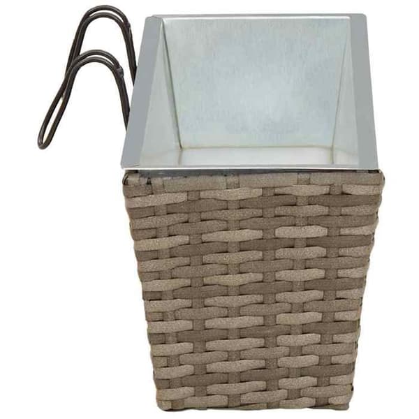 Maison Exclusive - Räcke 2 st Grå 50 x 17 x 17 cm metall