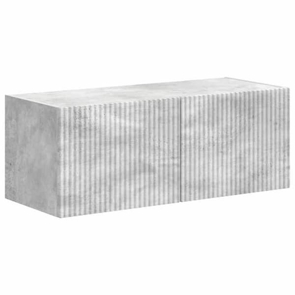 Maison Exclusive - TV-møbel sæt 4 dele Grå beton Ingeniørtræ