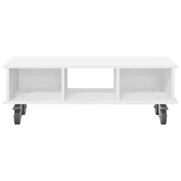 Maison Exclusive - TV-möbel 100 x 35 x 35 cm Vit Ingenjörsträ Vit