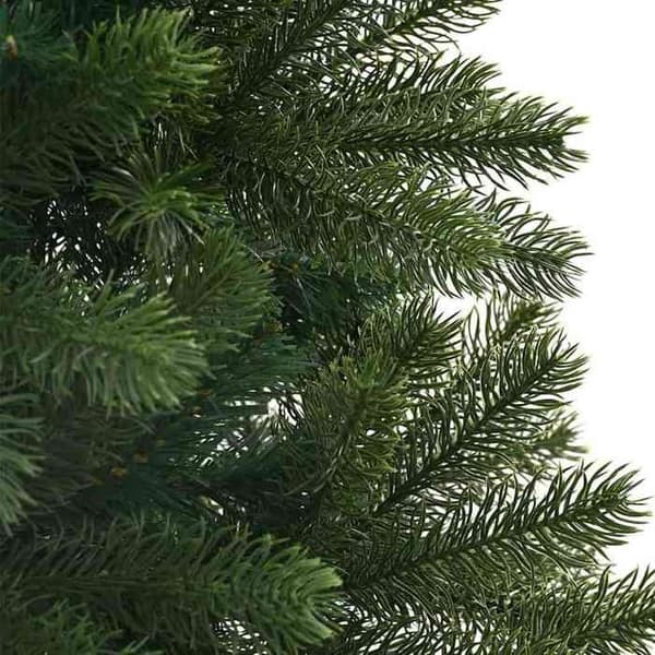 Kunstig juletræ - EKSKLUSIV HUS - 210 cm - PVC & PE - Stabil stålsupport - Moderne grøn design Grön