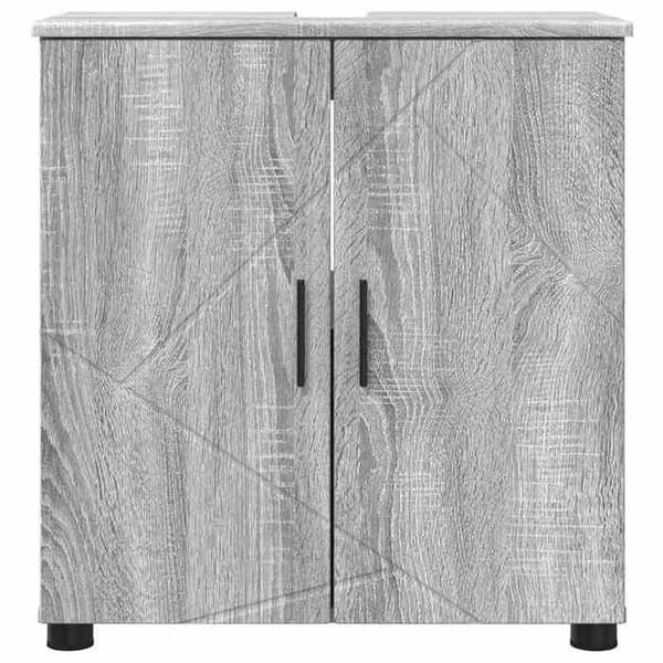 Maison Exclusive - Harmaa Sonoma kylpyhuonekaappi 61 x 35 x 64 cm