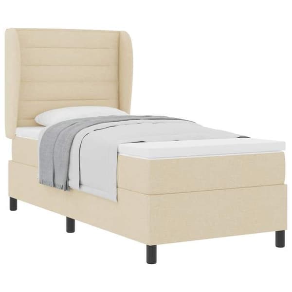 Maison Exclusive - Jousipatja Crème 100 x 200 cm kankaalla Grädde