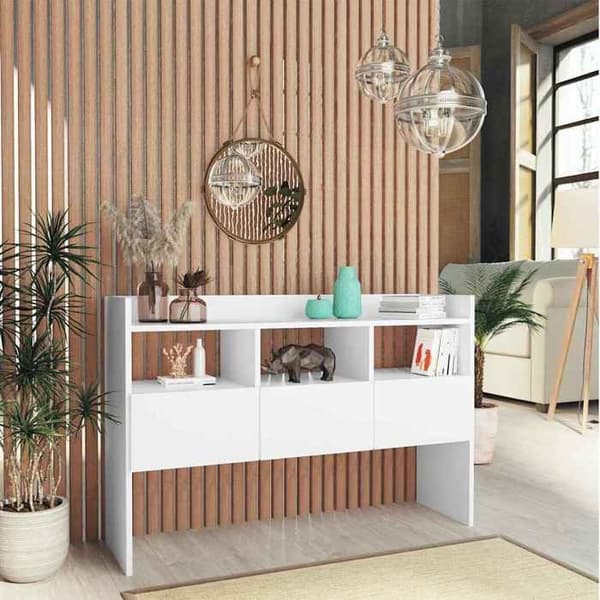 Maison Exclusive - Buffet Hvid 105x30x70 cm Ingeniørtræ