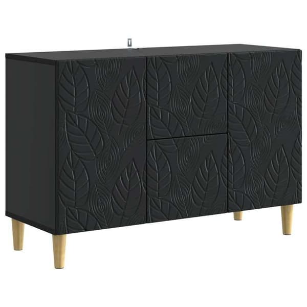 Maison Exclusive - Buffet Sort 89 x 34,5 x 60 cm Ingeniørtræ