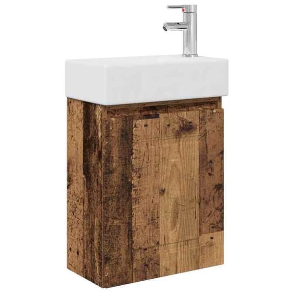 Maison Exclusive - Kylpyhuonekaluste hanalla, vanha puu