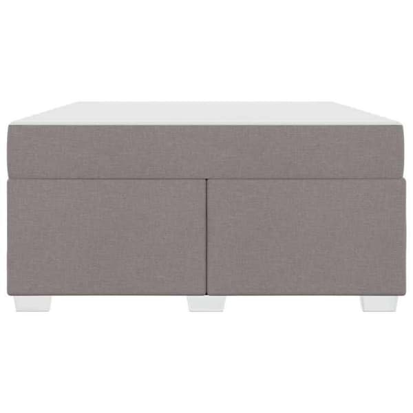 Maison Exclusive - Sängram Taupe 140 x 200 cm tyg