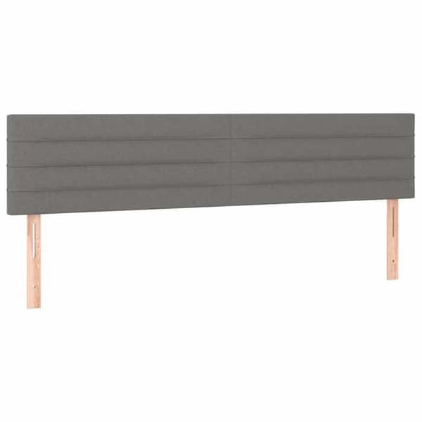Maison Exclusive - Mørkegrå Hovedgærder 180x5x78/88 cm Stof