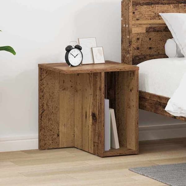 Sideborde - MAISON EXCLUSIVE - Aflægningsbord 37x32x40 cm - Ingeniørtræ - Rektangulær - Indbygget opbevaring