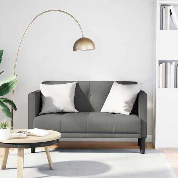 Maison Exclusive - Mørkegrå 2-personers sofa 111 cm i stof