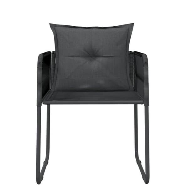 Maison Exclusive - Have spisebordssæt 9 dele Sort