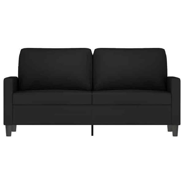 Maison Exclusive - Musta 2-paikkainen sohva 140 cm Sametti