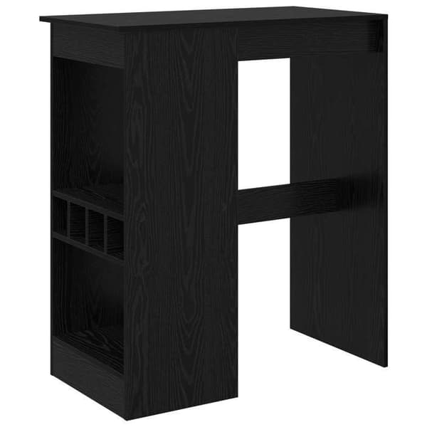 Barbord - EKSKLUSIV HUS - 90x47.5x103.5 cm - Ingeniørtræ (sort eg) - Rektangulær - Højde 103.5 cm