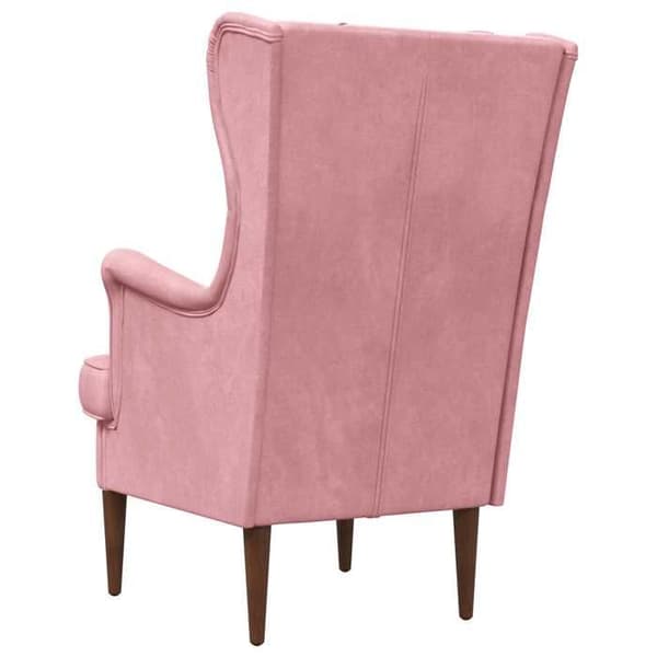 Maison Exclusive - Fåtölj i Rosa Sammet