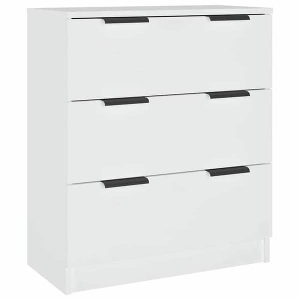 Maison Exclusive - Buffé Vit 60x30x70 cm Ingenjörsträ