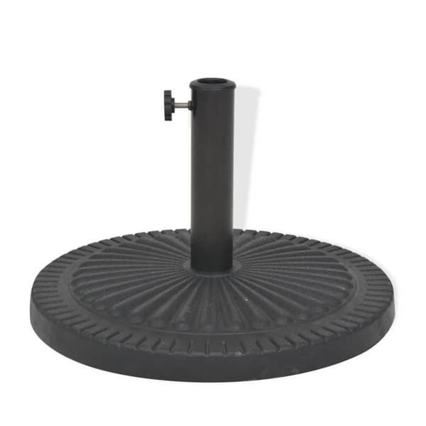 Maison Exclusive - Rund parasolfod i sort resin 14 kg
