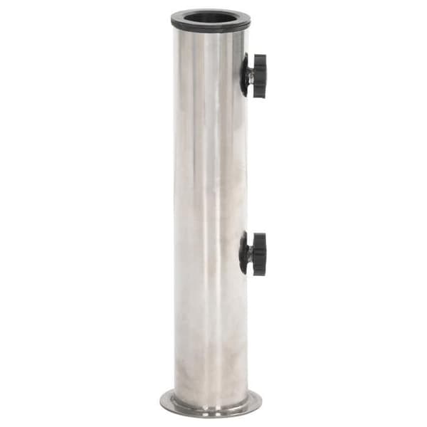 Maison Exclusive - Parasolbase til mast Ø38/48 mm sølvfarvet rustfrit stål