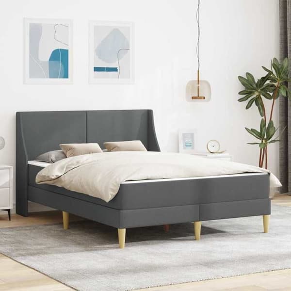 Maison Exclusive - Sengestel med madras og polyester hovedgærde